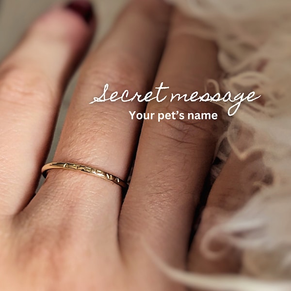 Custom Pet Jewelry, Pet Name ring, Pet Memorial Gift, Christmas Gift, Dog Name ring, Cat name ring, Personalized Pet Ring, gift for her