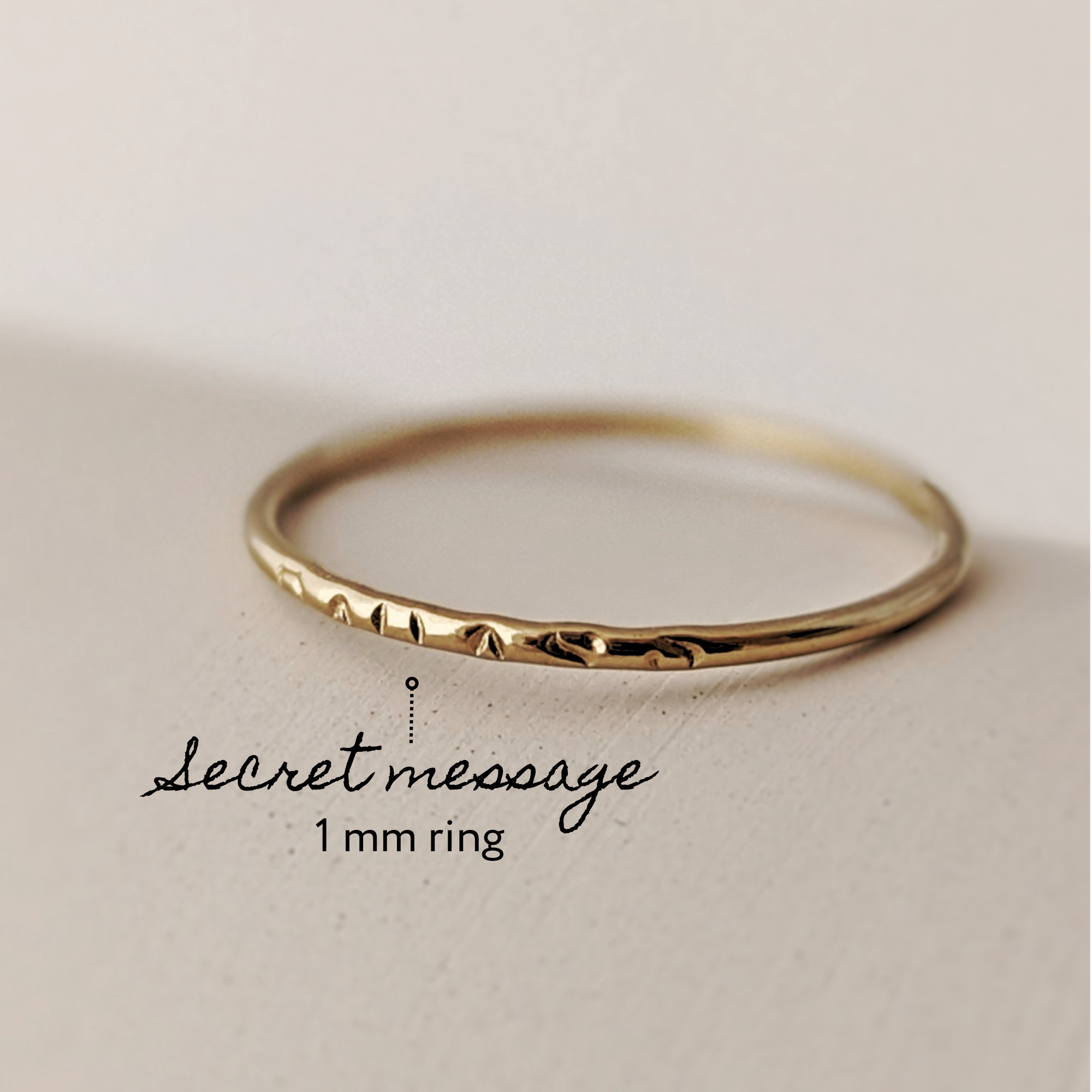 Hidden Message Ring - Etsy