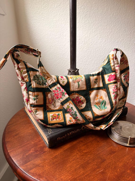 CUSTOM Quilted Crescent Bag | Handmade Crossbody Bag | Everyday Purse