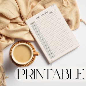 Yearly Habit Tracker- Printable