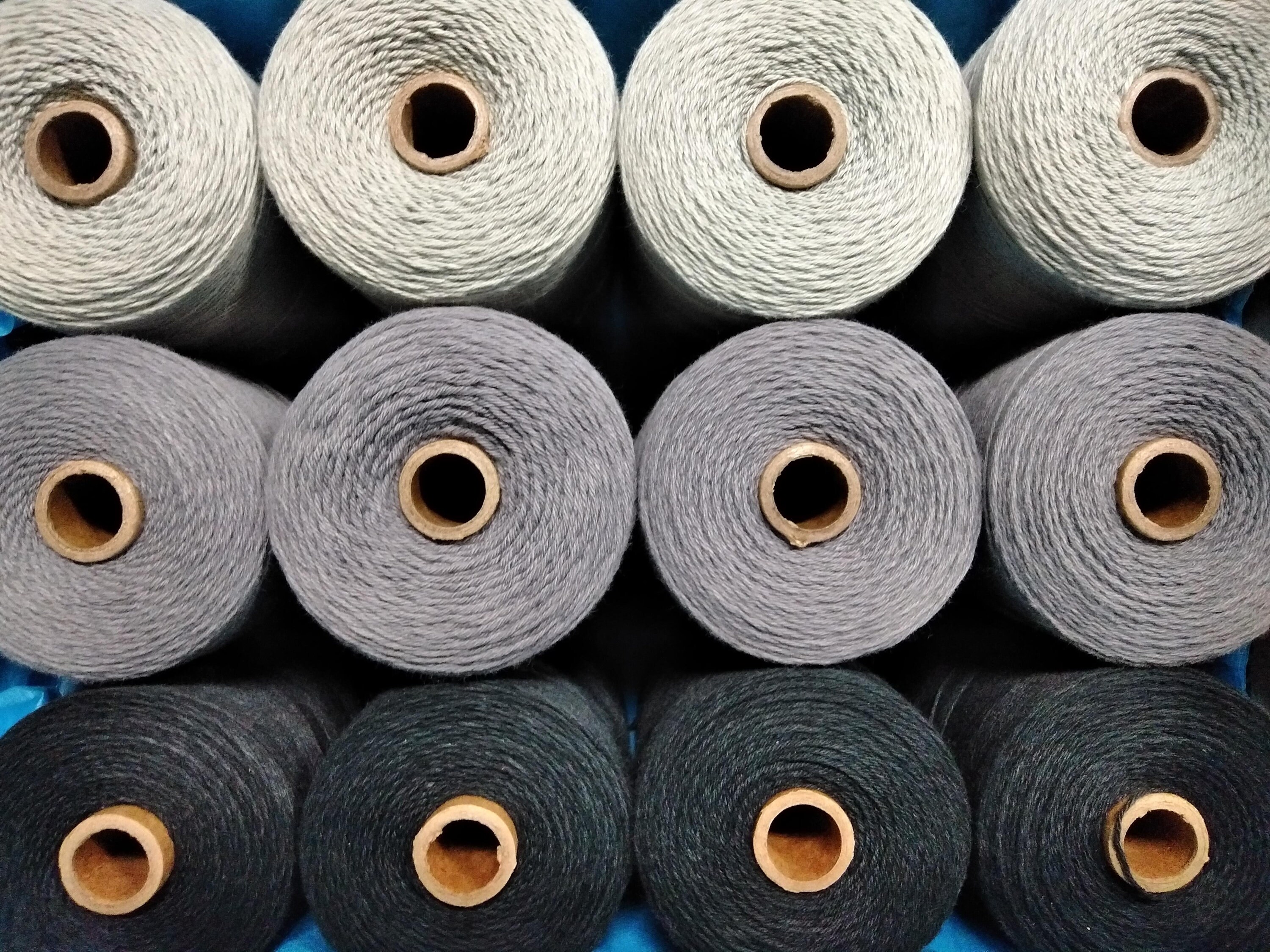 Free Shipping 12 8 oz spools SHADES OF GRAY Cotton Yarn Etsy