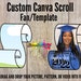 Canva | Photoshop | Grad | Graduation | Senior | Scroll | Photo | DIY | Big Head| Fan | Template | Design | 2022 | 2023 | 2024 