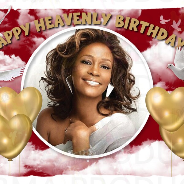 Happy Heavenly Birthday Template Etsy UK