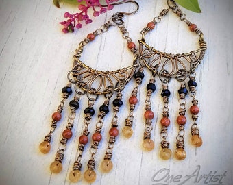 Bohemian Chandelier Earrings