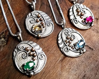 Bridesmaid Pendants, Birthstone Pendants