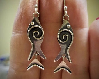 Kinetic Fish Earrings