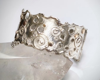 Rough Lace Cuff Bracelet