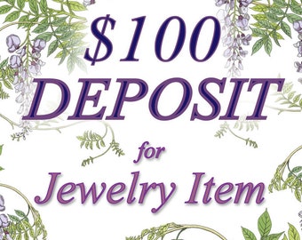 100 Dollar Payment Plan for Sterling Silver & Gold Jewelry, Purchase Here, gemstone ring, pendant, bracelet, earrings