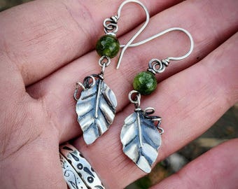 Leaf & Tendril Earrings