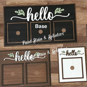 4" Tile Hello BASE Frame