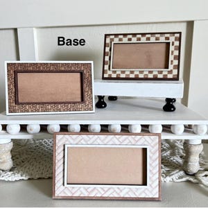 Mini Tiles Rectangular BASE Sign Holder,
