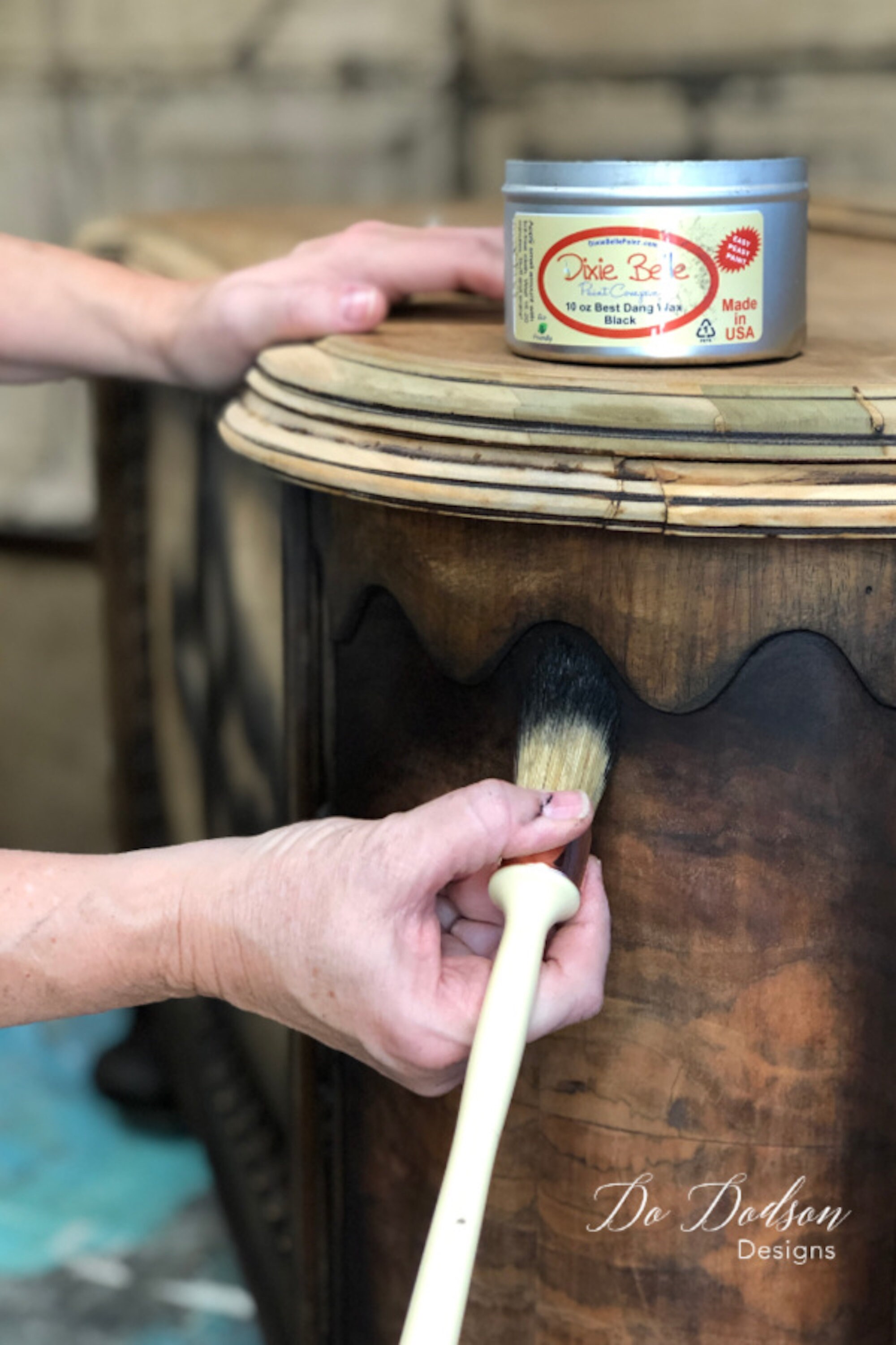 Dixie Belle Best Dang Wax in Clear Brown Black Grunge Gray Etsy