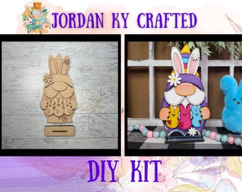 Easter Gnome DIY Kit, Bunny Gnome, Easter Egg Gnome,