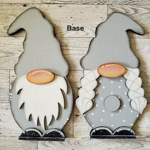 Whimsical Gnome Base DIY Shelf Sitters, Boy & Girls Base Gnomes, Interchangeable Gnomes, Seasonal Gnomes, Gnome Shelf Sitters, Gnome Craft,