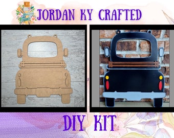 Rustic Truck 18" Door Hanger, Jordan ky crafted, Jordankycrafted