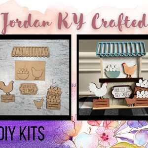 Market Stand Chicken Farm DIY Insert, jordankycrafted, Jordan ky crafted