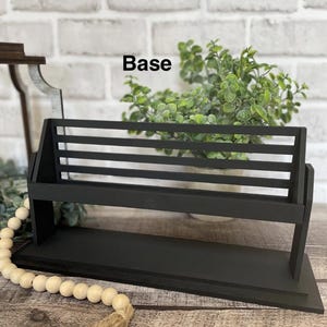 Bench/Wagon BASE Interchangeable DIY Shelf Sitter, Kit for Wagon Inserts, Wagon Interchangeables, Raised Shelf Sitter