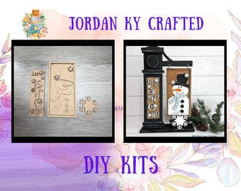 TTP Snowman DIY Shelf Sitter, Interchangeable Post, Seasonal Shelf Sitter,