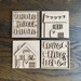 Houses Love Lives Here Ladder DIY Inserts, Valentine Interchangeable Signs