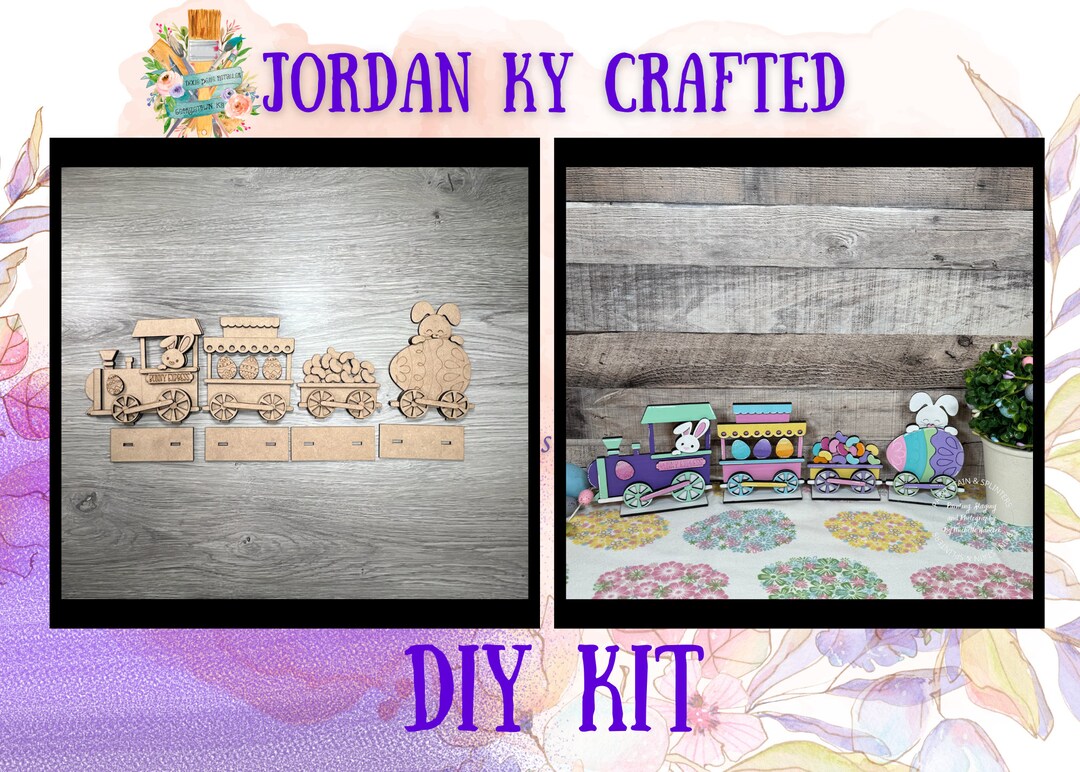 Easter Train DIY Kit, Bunny Train, Bunny Express, - Etsy