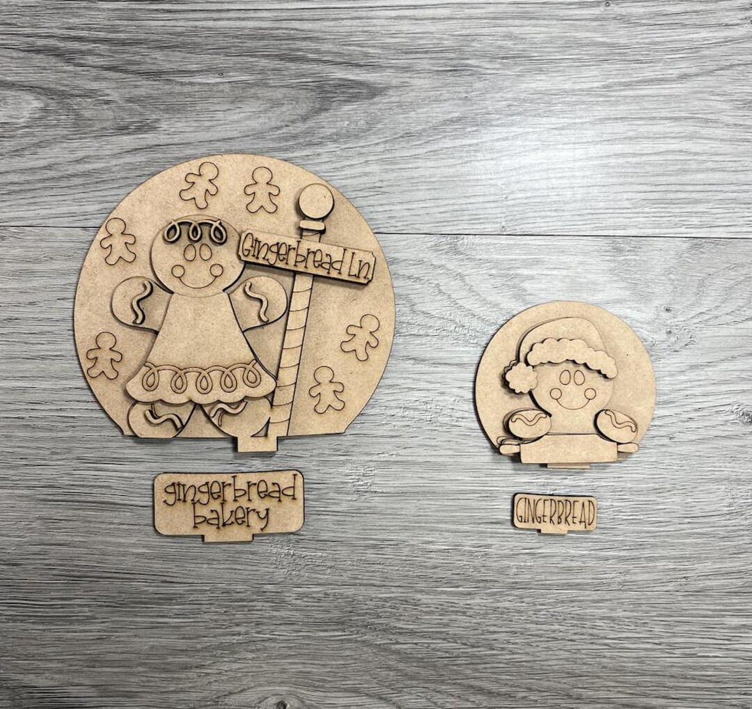 Gingerbread Crossing DIY Globe, Interchangeable Globe, Cut and Carry ...