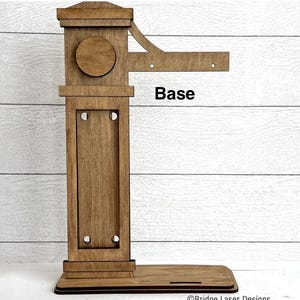 TTP Base DIY Shelf Sitter, Table Top Post, Interchangeable Post, Seasonal Shelf Sitter,