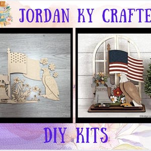 Arch Door July 4th Bald Eagle DIY Shelf Sitter, Interchangeable Shelf Sitter,