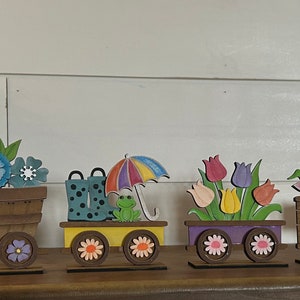 Pinterest Spring Station Example Train Spring Add-on DIY Kit, Flower Train, - Etsy