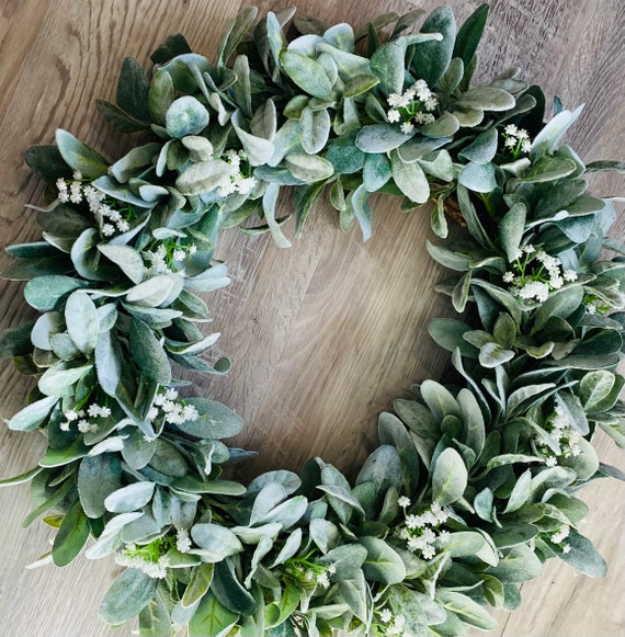 Everyday Wreath for Front Door-mixed Eucalyptus Wreath-summer