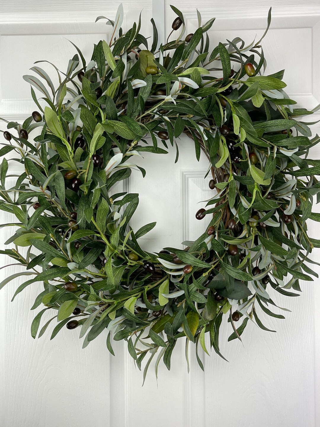 Olive Branch Wreath All Season Wreath Modern Farmhouse - Etsy
