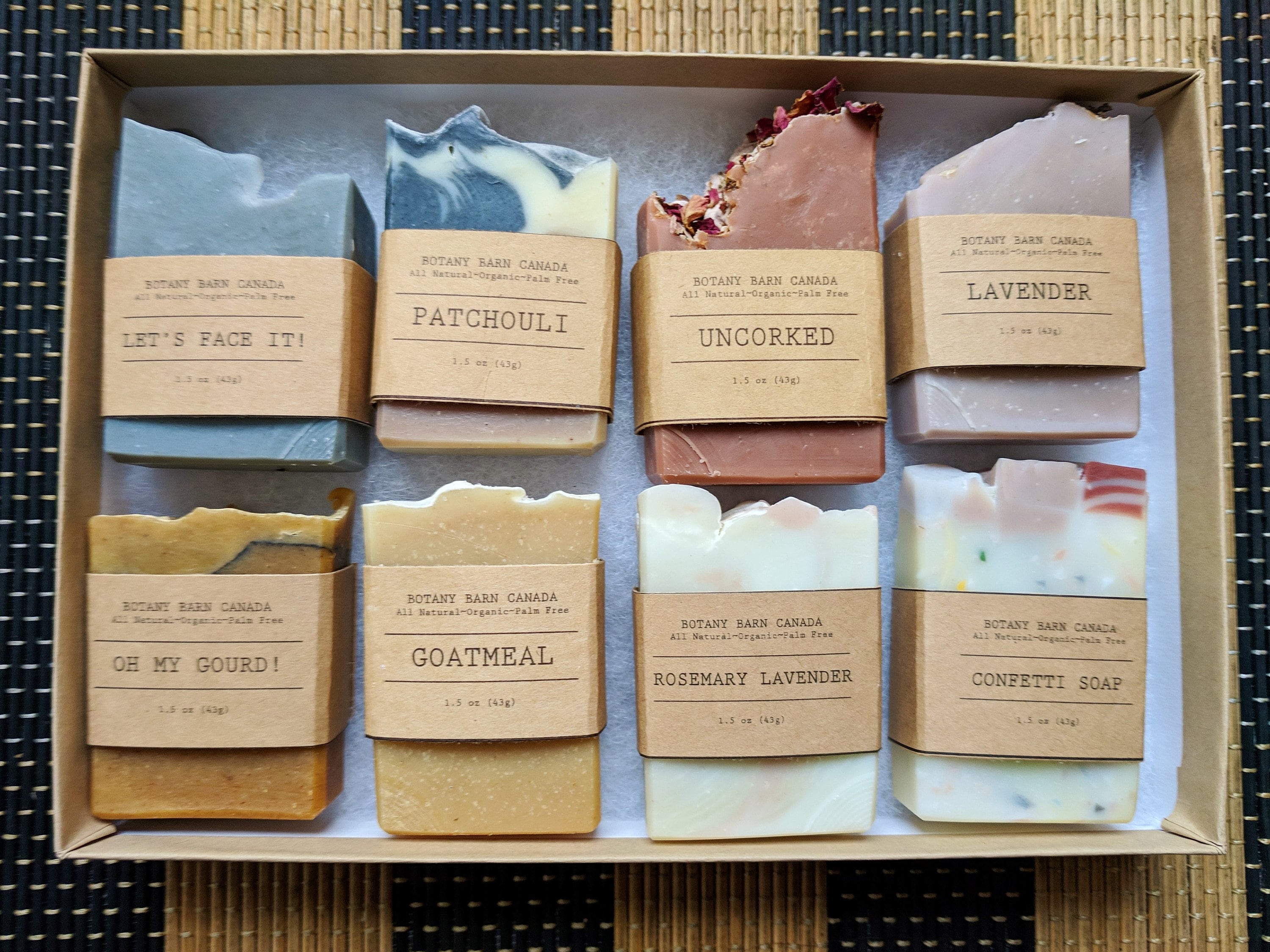 Soap Gift Set of 8 Organic Soaps Soap Sampler Luxury Bath Etsy