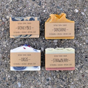 Citrus Scented Organic Soap: Handcrafted with Sustainably Sourced Ingredients, Palm Oil Free
