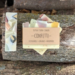 Confetti Soap: Handmade Artisan Rainbow Soap, Zero Waste Gift