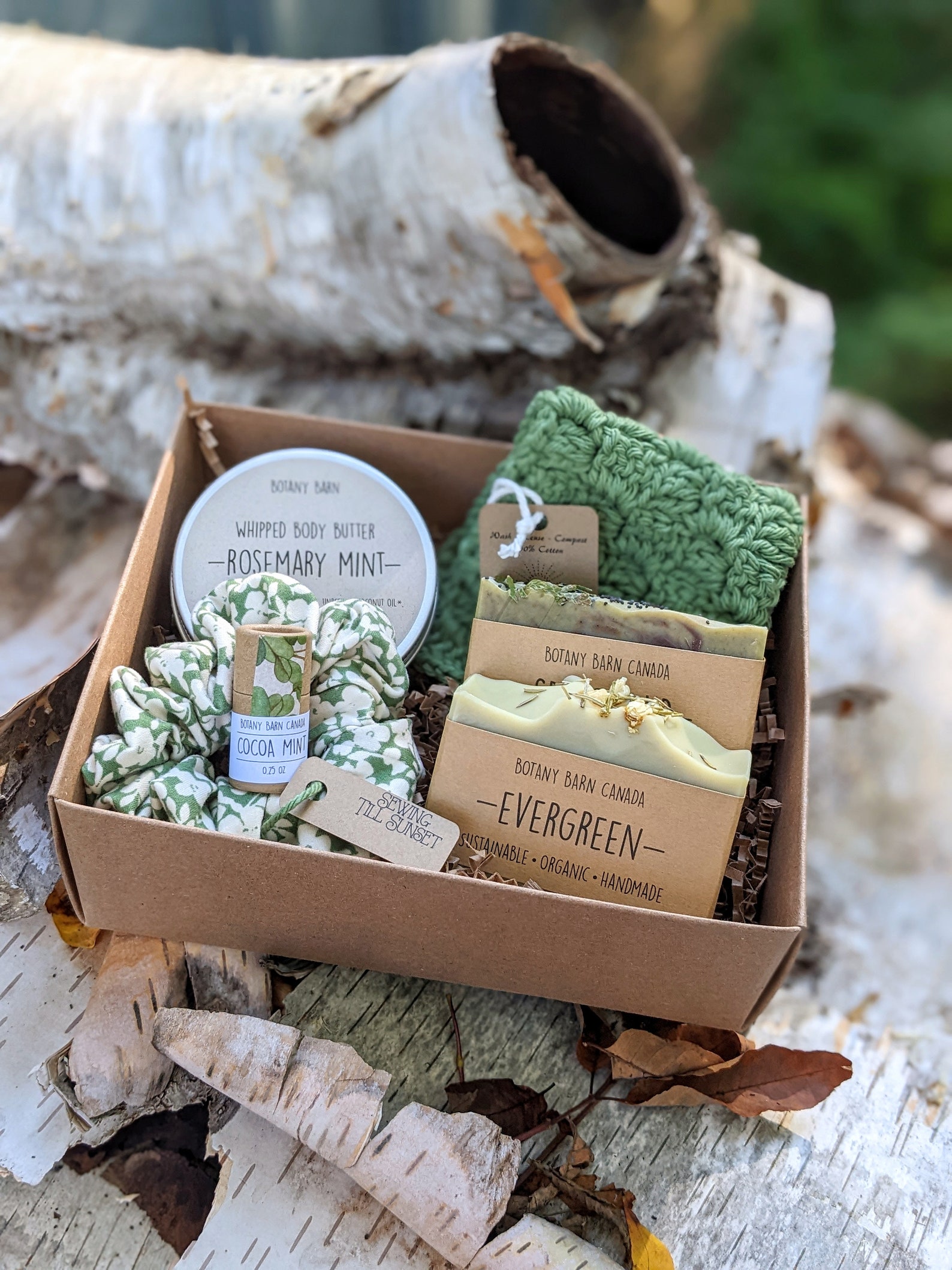 Woodsy Luxury Spa Kit Handmade Bath Gift Set With Natural Etsy