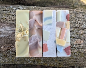 Herbal Scented Organic Soap - Natural Essential Oil Bar Soap, Handmade and Palm Oil Free, Sustainable & Eco Friendly; Gardener Gift for Her