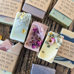 Custom Baby Shower Soap Favours Handmade Party Favors for Wedding, Personalized Half Bar Soaps, Gender Neutral & Eco-Friendly Gift Idea image 6