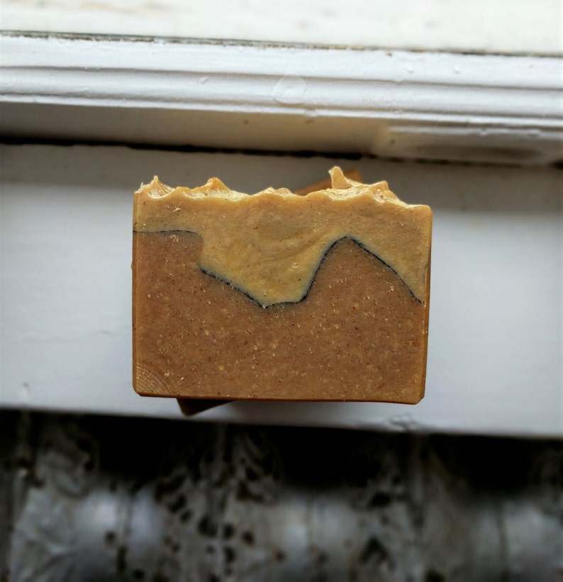 Oh My Gourd Pumpkin Spice Soap Made with Real Pumpkin, Cinnamon & Vanilla Scented Artisan Soap, Best Friend Birthday, Thanksgiving Present image 7