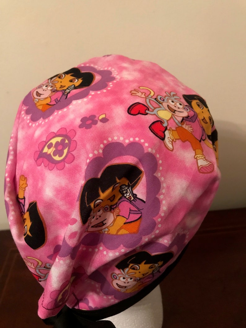 Men/'s Surgical Scrub Cap Hat Dora the Explorer One Size Fits Most