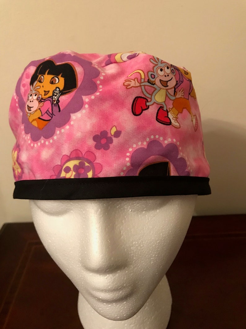 Men/'s Surgical Scrub Cap Hat Dora the Explorer One Size Fits Most