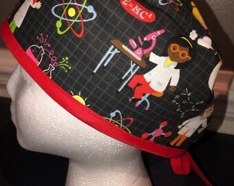 Men's Scrub Cap / Hat - Women of science - one size fits most