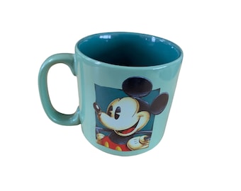 ディズニー タイランド グリーン コーヒーカップ マグ ミッキーマウス 頑丈
