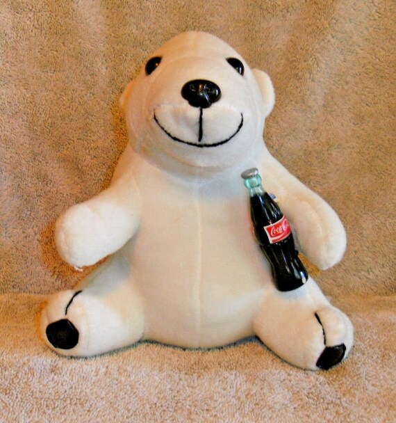 coca cola plush polar bear 1993