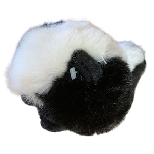 Swiboo Plush Skunk 5 in Tall Stuffed Animal Toy Doll Black WHite