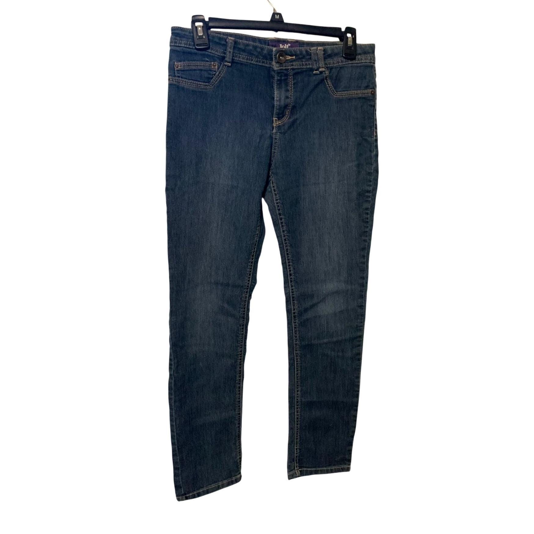 Vintage Y2k Jolt Girls Size 16 Skinny Jeans Blue Denim - Etsy