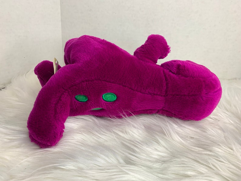 Golden Bear Plush Barney Vintage Dinosaur Stuffed Animal Toy Etsy