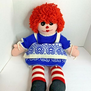 Raggedy Ann Robe pull maison Peluche peluche jouet 31 Pouces de hauteur