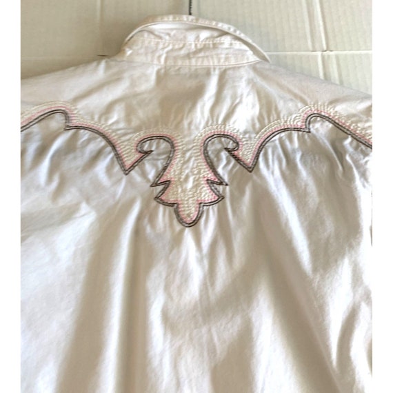 Wrangler Girls Size XXL 14 Button Up Shirt Pearl … - image 2