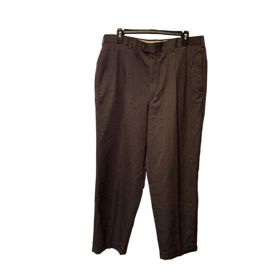 savane pleated dress pants Savane Men's Mid Khaki Pleated Ultimate Performance Chino Pants, size 33x32
