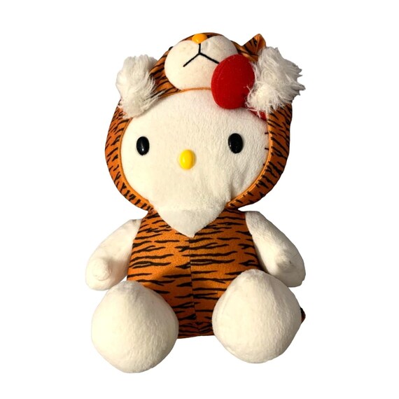 Nakajima Saniro Tiger Hello Kitty 11 in Tall Seated 2003 Plush