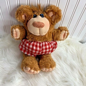 Furskins Plush Stuffed Bear Animal Toy 1983 Original Appalachian Artworks 15&quot; T